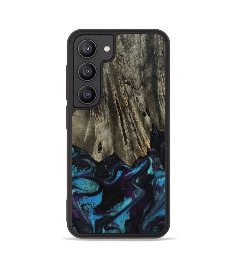 Galaxy S23 Wood Phone Case - Keegan (Purple, 801448)