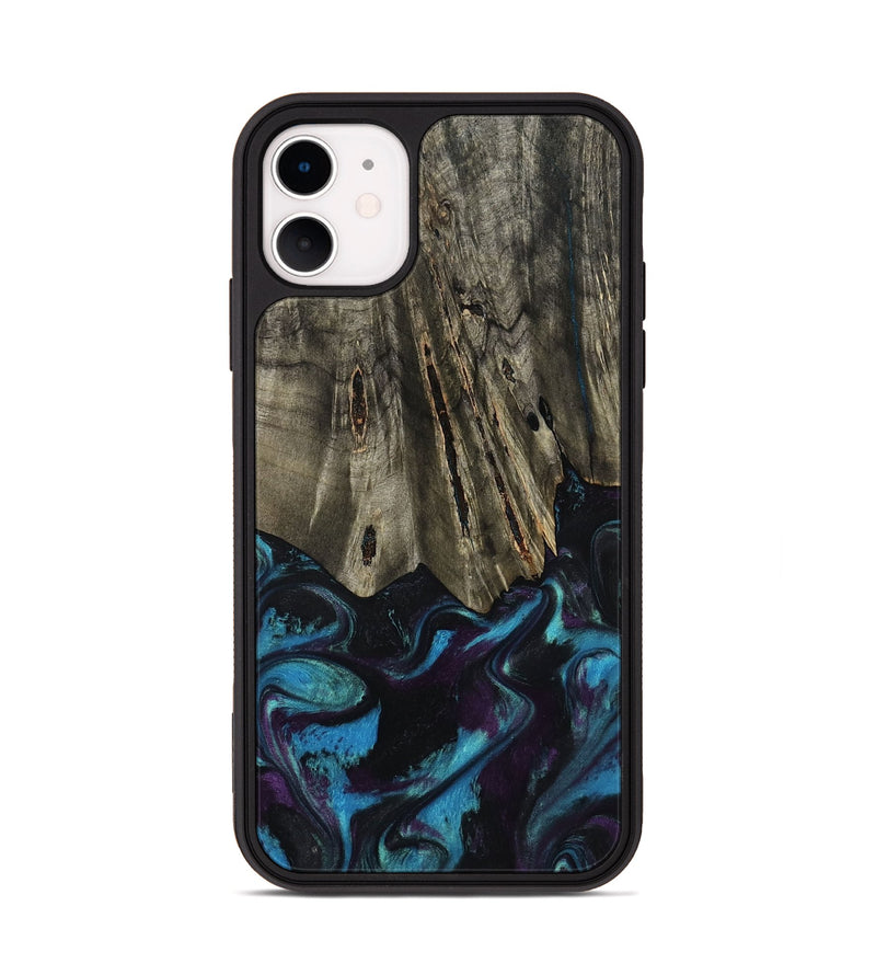 iPhone 11 Wood Phone Case - Keegan (Purple, 801448)