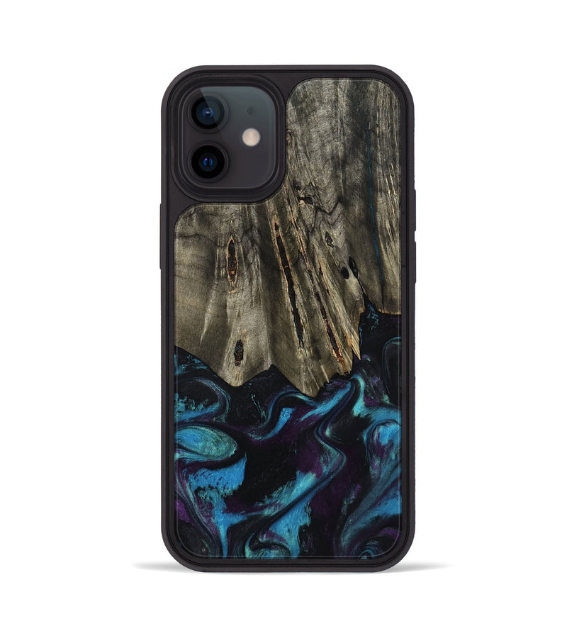 iPhone 12 Wood Phone Case - Keegan (Purple, 801448)
