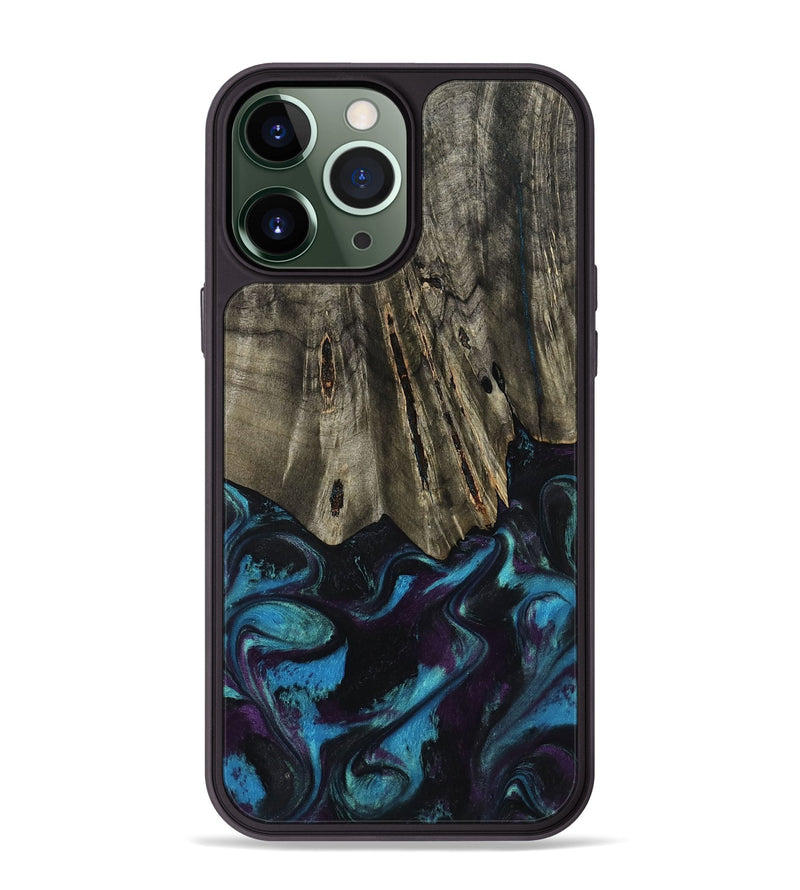 iPhone 13 Pro Max Wood Phone Case - Keegan (Purple, 801448)