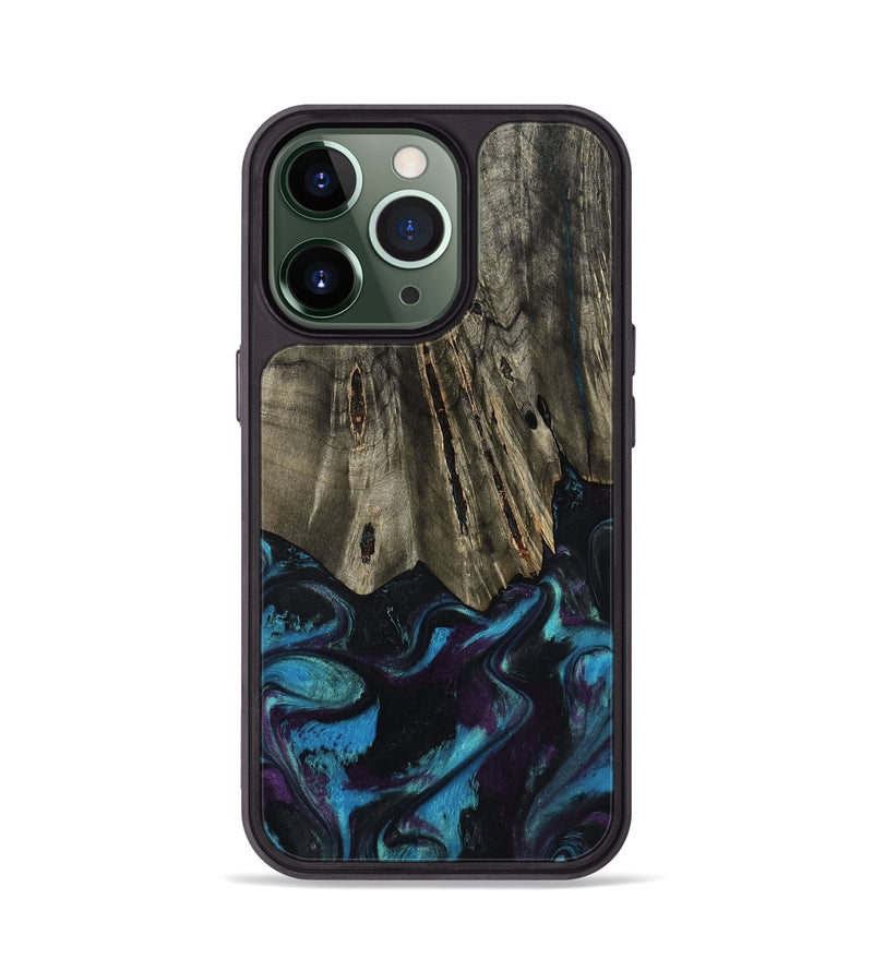 iPhone 13 Pro Wood Phone Case - Keegan (Purple, 801448)