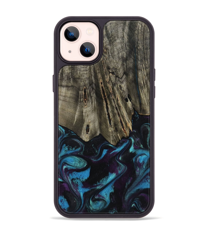 iPhone 14 Plus Wood Phone Case - Keegan (Purple, 801448)
