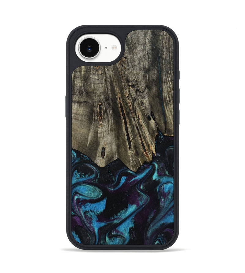 iPhone 16e Wood Phone Case - Keegan (Purple, 801448)
