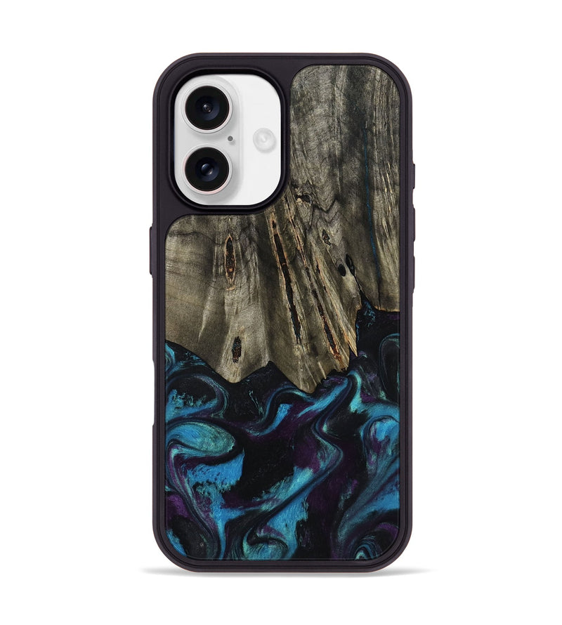 iPhone 17 Wood Phone Case - Keegan (Purple, 801448)