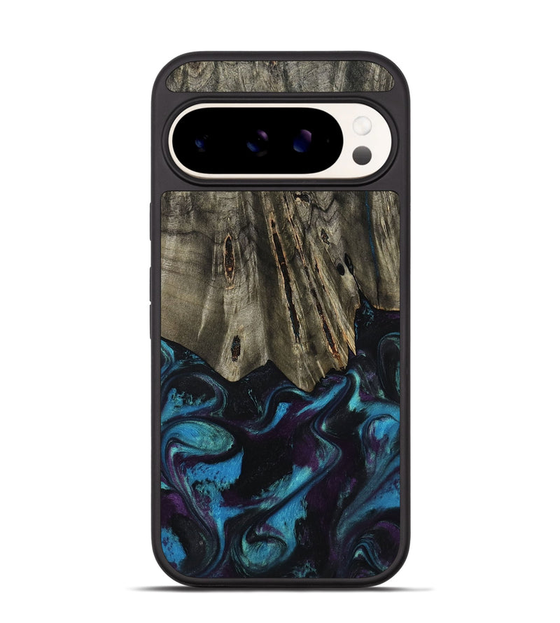 Pixel 9 Wood Phone Case - Keegan (Purple, 801448)