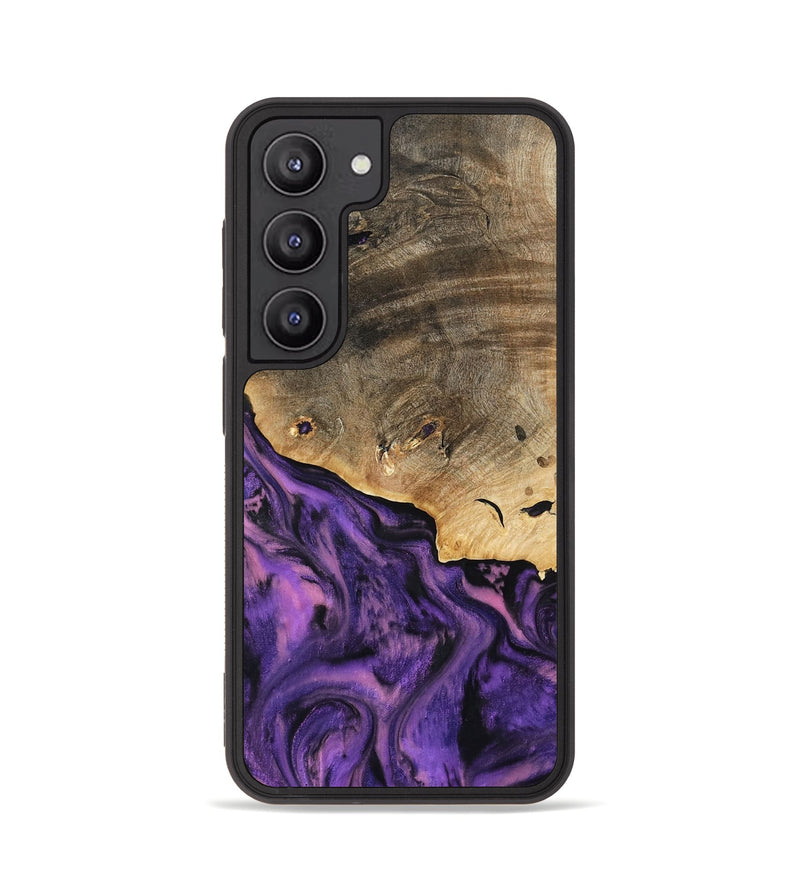 Galaxy S23 Wood Phone Case - Houston (Purple, 801449)