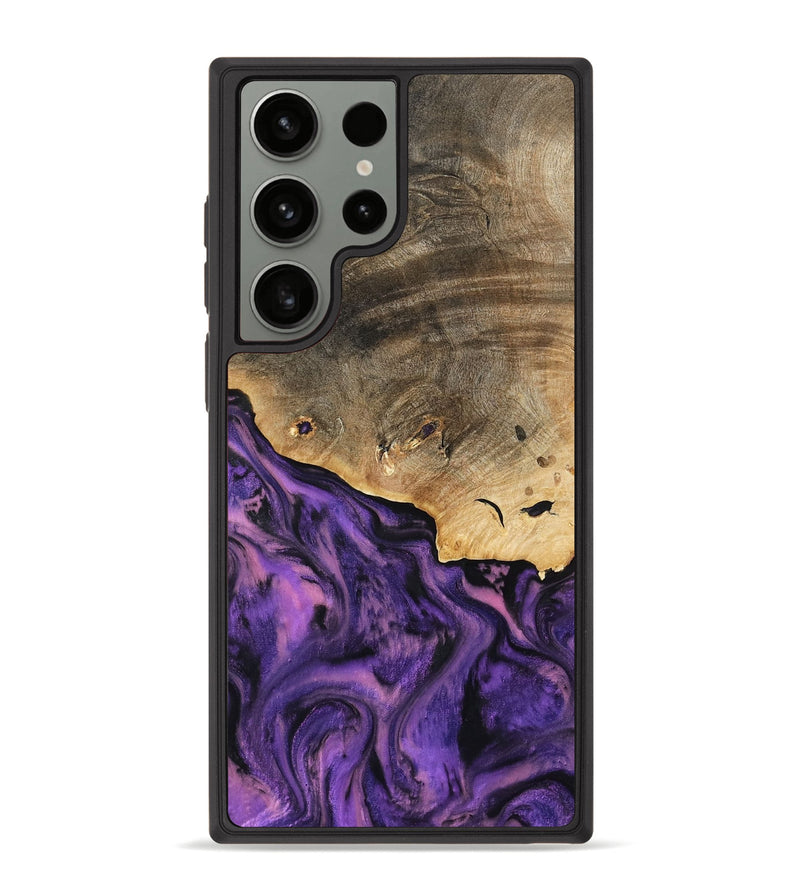 Galaxy S23 Ultra Wood Phone Case - Houston (Purple, 801449)