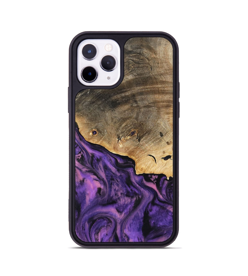 iPhone 11 Pro Wood Phone Case - Houston (Purple, 801449)