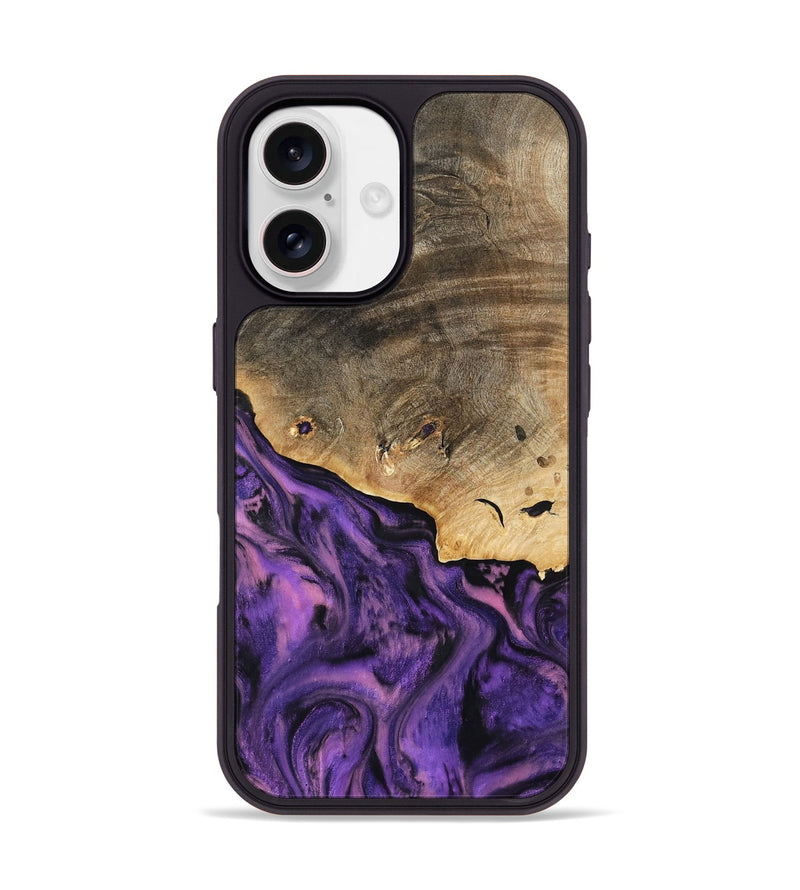 iPhone 17 Wood Phone Case - Houston (Purple, 801449)