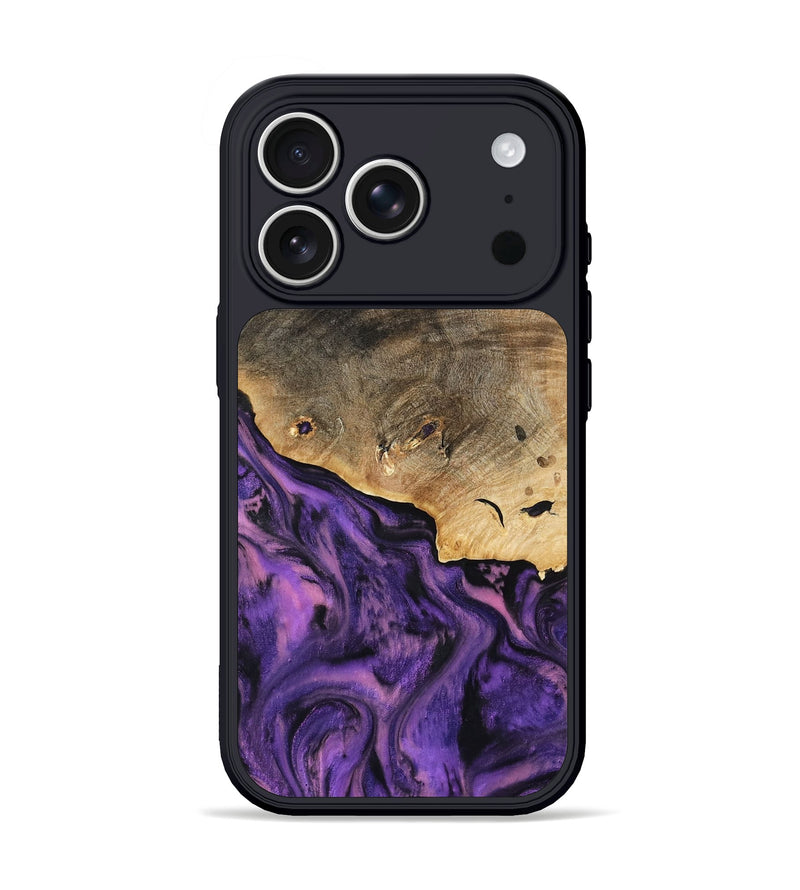 iPhone 17 Pro Wood Phone Case - Houston (Purple, 801449)