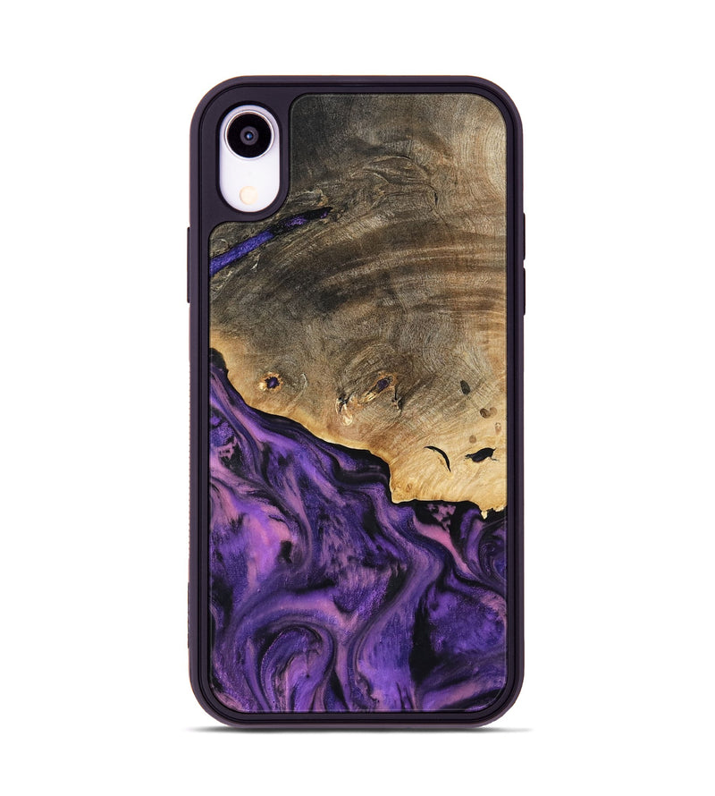 iPhone Xr Wood Phone Case - Houston (Purple, 801449)