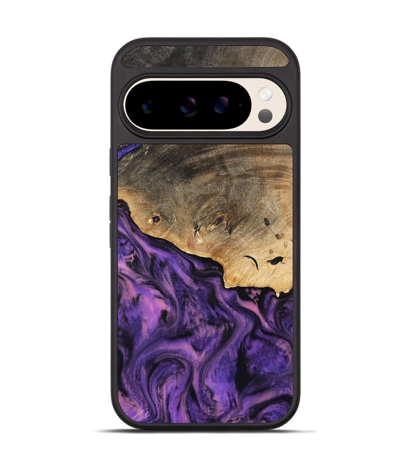 Pixel 10 Wood Phone Case - Houston (Purple, 801449)