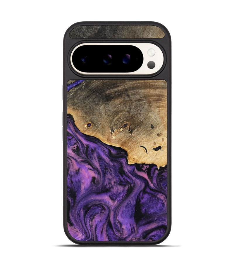 Pixel 9 Pro Wood Phone Case - Houston (Purple, 801449)