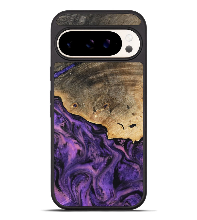 Pixel 9 Pro XL Wood Phone Case - Houston (Purple, 801449)