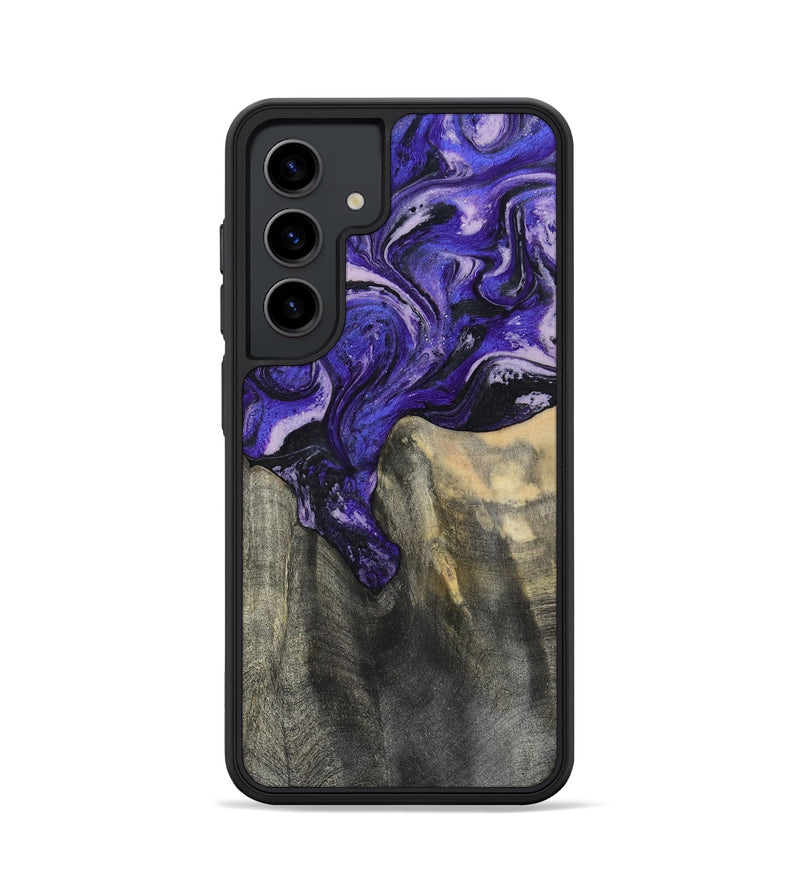 Galaxy S24 Wood Phone Case - Ivy (Purple, 801450)