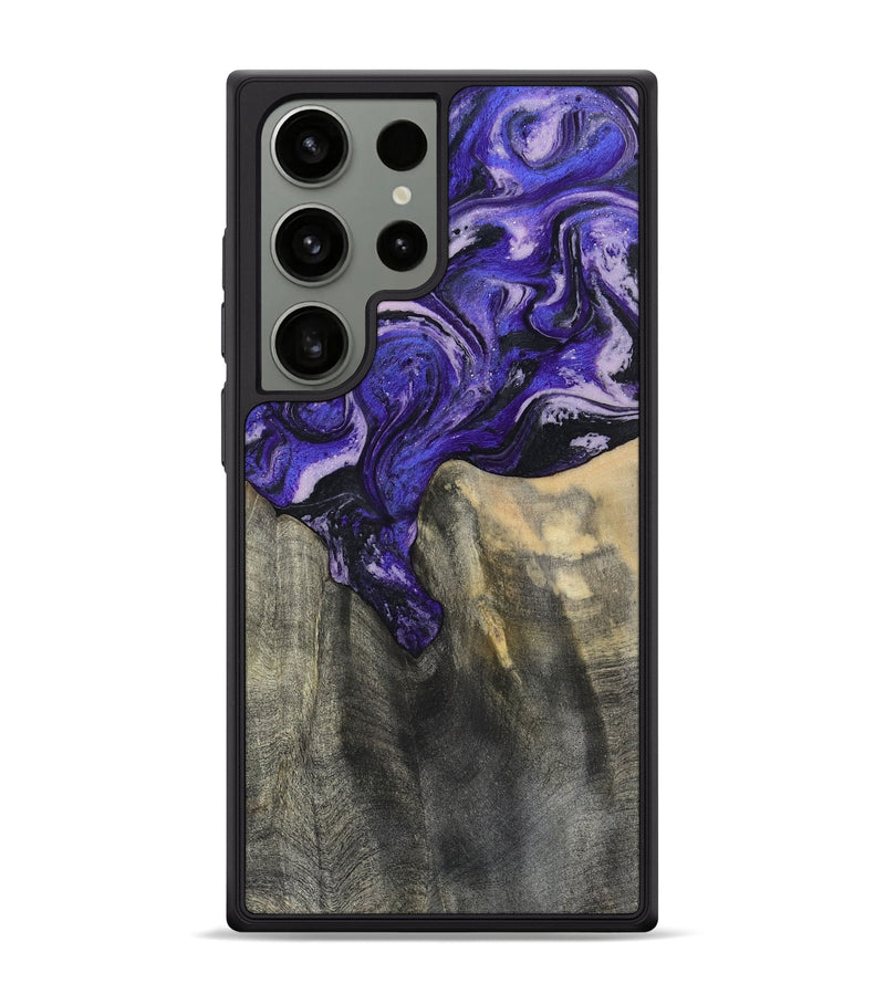 Galaxy S24 Ultra Wood Phone Case - Ivy (Purple, 801450)