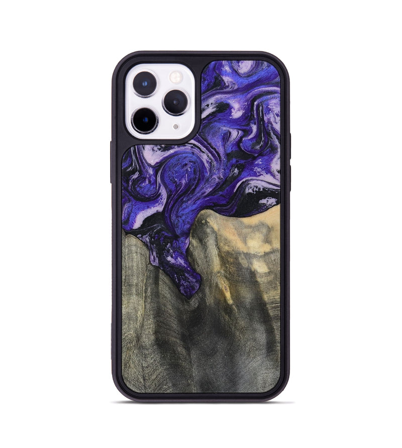 iPhone 11 Pro Wood Phone Case - Ivy (Purple, 801450)