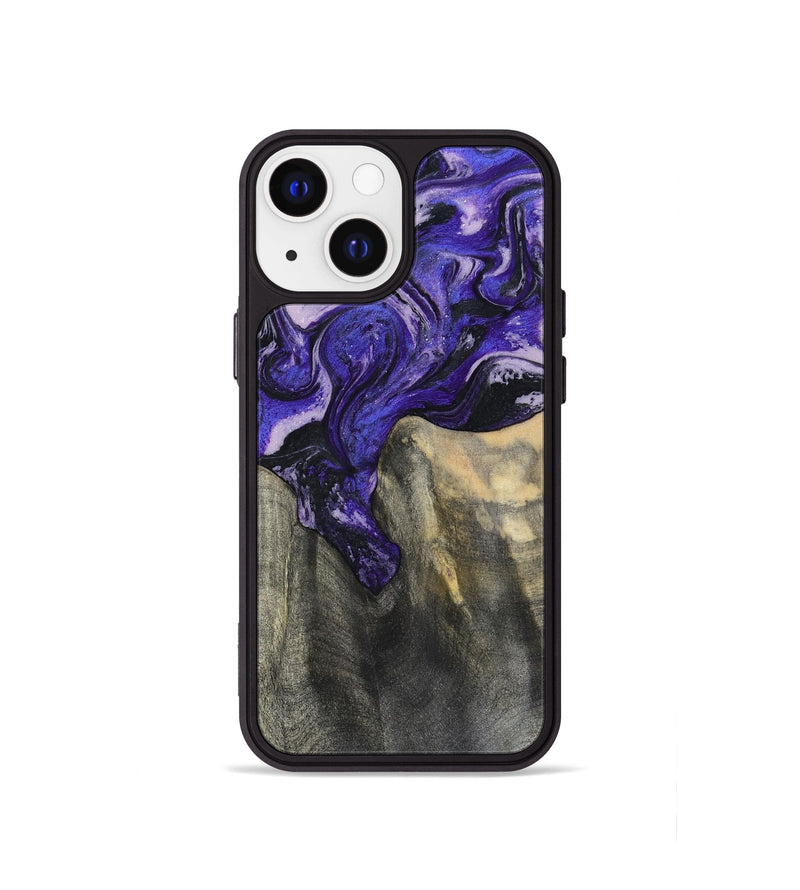 iPhone 13 mini Wood Phone Case - Ivy (Purple, 801450)
