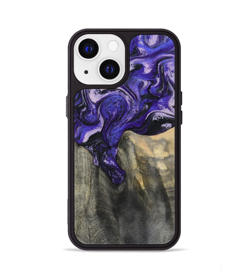 iPhone 13 Wood Phone Case - Ivy (Purple, 801450)