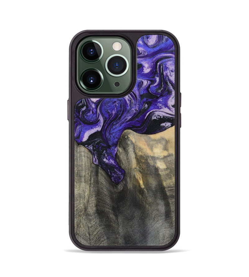 iPhone 13 Pro Wood Phone Case - Ivy (Purple, 801450)