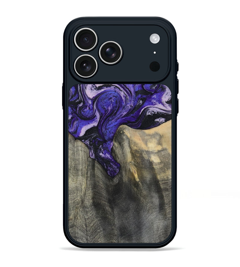 iPhone 17 Pro Max Wood Phone Case - Ivy (Purple, 801450)