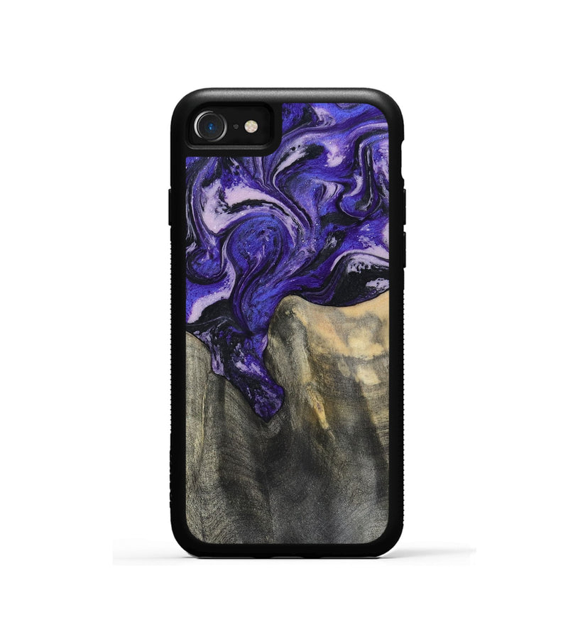 iPhone SE Wood Phone Case - Ivy (Purple, 801450)