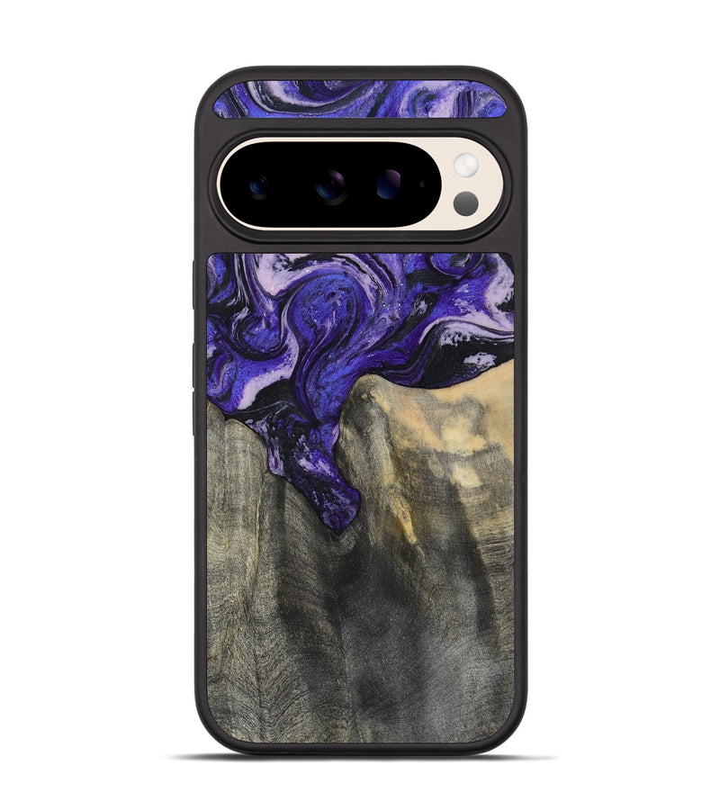 Pixel 10 Wood Phone Case - Ivy (Purple, 801450)
