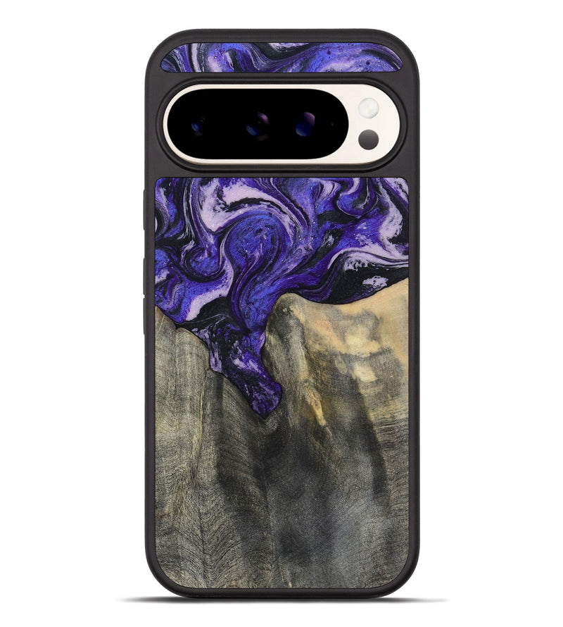 Pixel 10 Pro XL Wood Phone Case - Ivy (Purple, 801450)