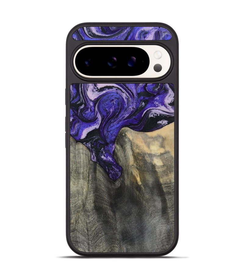 Pixel 9 Wood Phone Case - Ivy (Purple, 801450)
