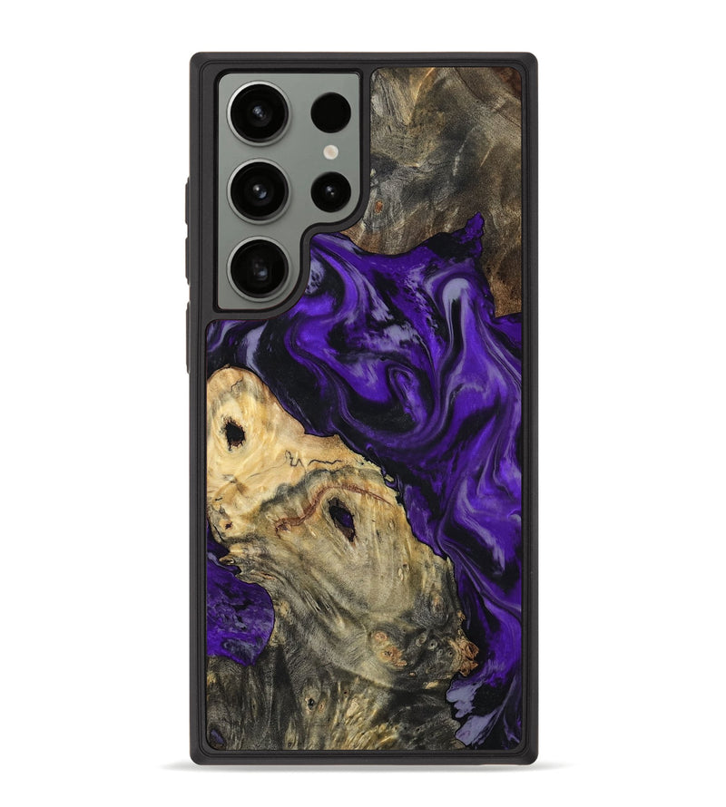 Galaxy S23 Ultra Wood Phone Case - Tammie (Purple, 801451)