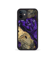 iPhone 12 mini Wood Phone Case - Tammie (Purple, 801451)