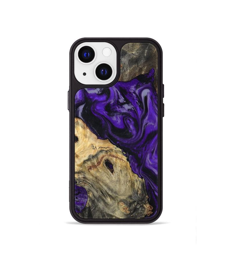 iPhone 13 mini Wood Phone Case - Tammie (Purple, 801451)