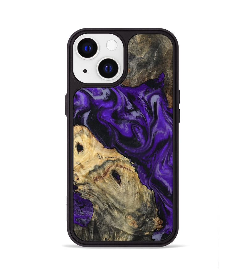 iPhone 13 Wood Phone Case - Tammie (Purple, 801451)