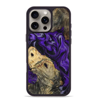 iPhone 16 Pro Max Wood Phone Case - Tammie (Purple, 801451)