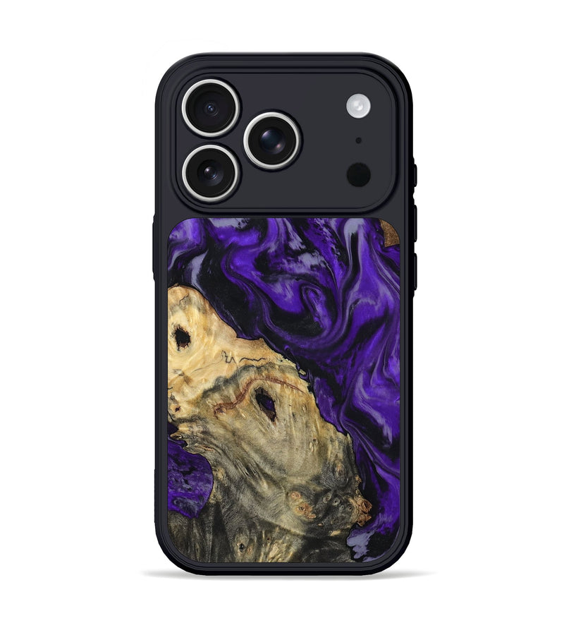 iPhone 17 Pro Wood Phone Case - Tammie (Purple, 801451)