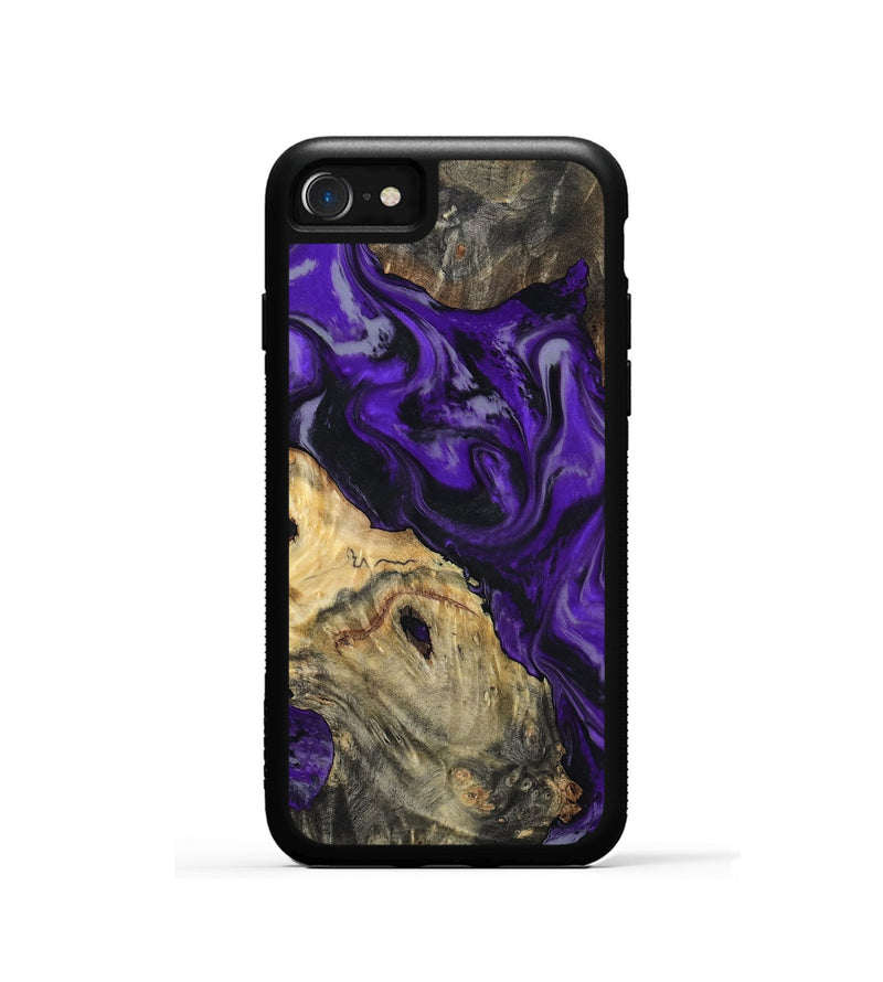 iPhone SE Wood Phone Case - Tammie (Purple, 801451)