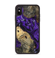 iPhone Xs Max Wood Phone Case - Tammie (Purple, 801451)