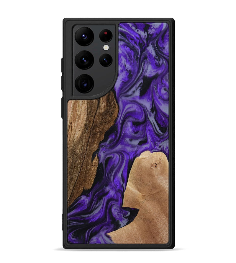 Galaxy S22 Ultra Wood Phone Case - Rupert (Purple, 801453)