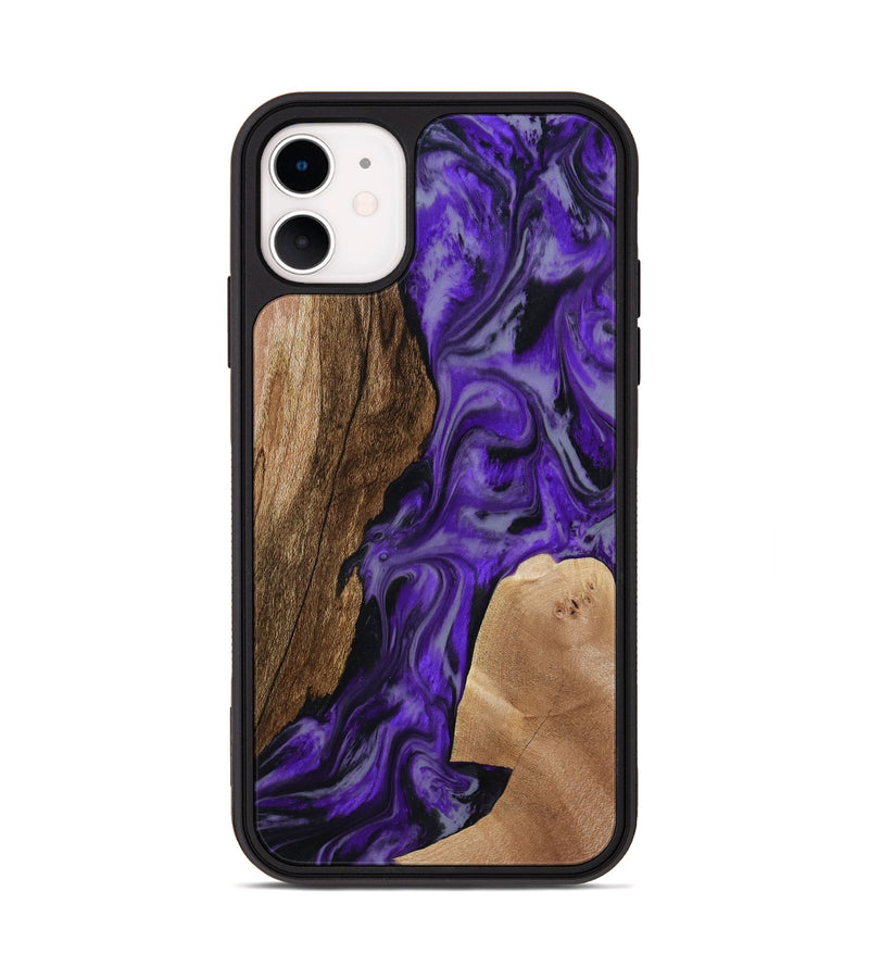 iPhone 11 Wood Phone Case - Rupert (Purple, 801453)