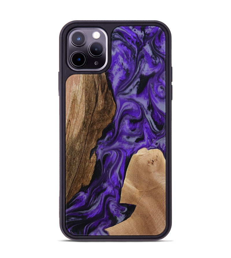 iPhone 11 Pro Max Wood Phone Case - Rupert (Purple, 801453)