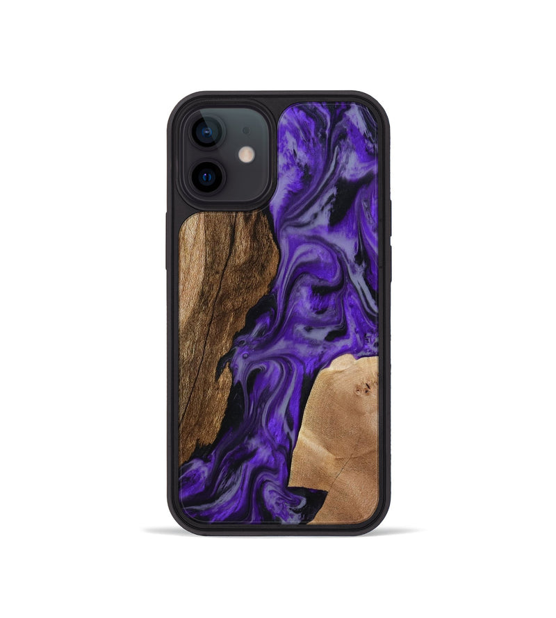 iPhone 12 mini Wood Phone Case - Rupert (Purple, 801453)