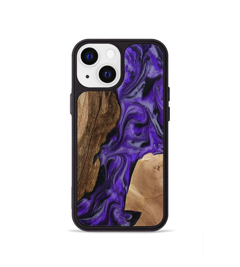 iPhone 13 mini Wood Phone Case - Rupert (Purple, 801453)