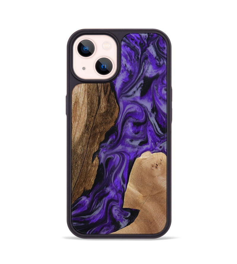 iPhone 14 Wood Phone Case - Rupert (Purple, 801453)