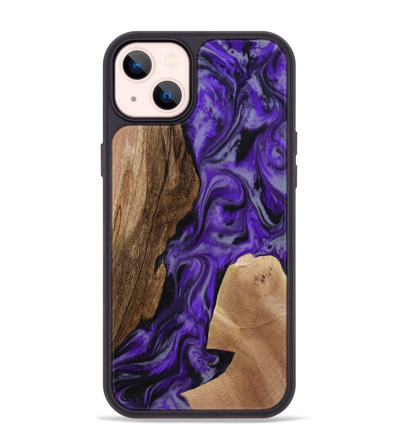 iPhone 14 Plus Wood Phone Case - Rupert (Purple, 801453)