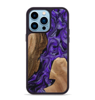 iPhone 14 Pro Max Wood Phone Case - Rupert (Purple, 801453)