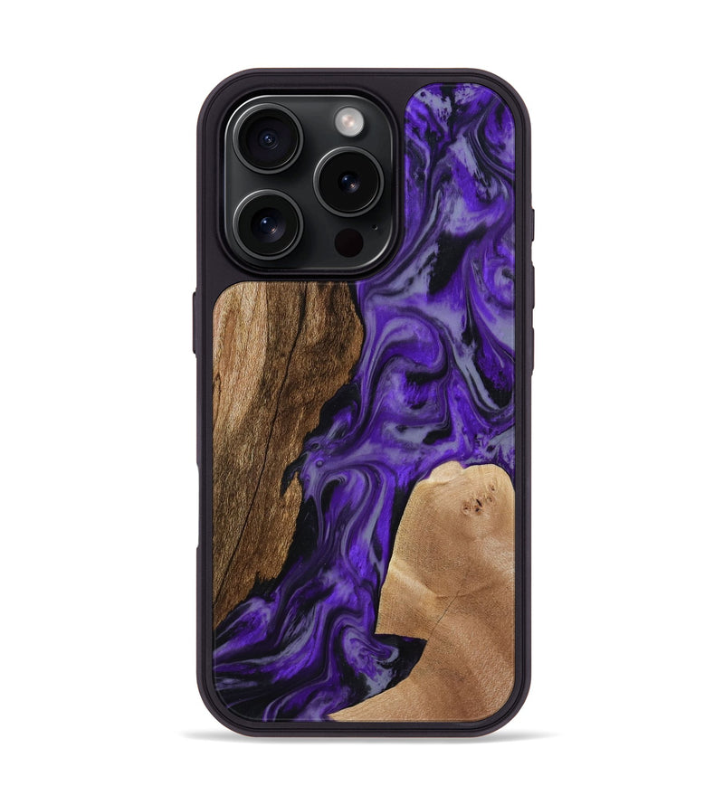 iPhone 16 Pro Wood Phone Case - Rupert (Purple, 801453)