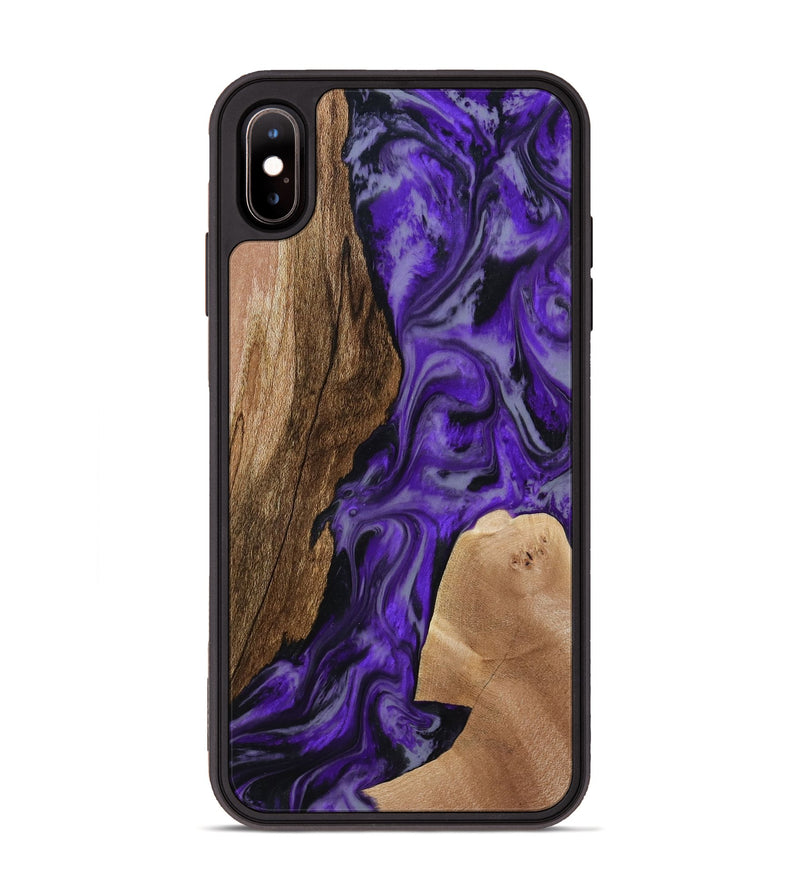 iPhone Xs Max Wood Phone Case - Rupert (Purple, 801453)