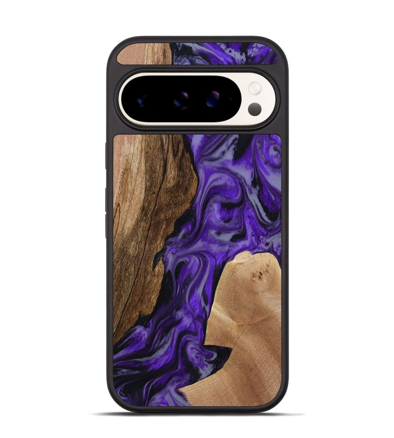 Pixel 9 Wood Phone Case - Rupert (Purple, 801453)