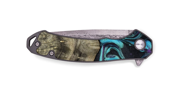 EDC Wood Pocket Knife - Deena (Purple, 801454)