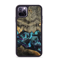 iPhone 11 Pro Max Wood Phone Case - Deena (Purple, 801454)